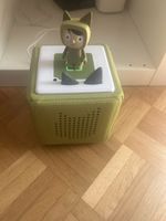 Toniebox mit Tomte-Figur und zwei shark-Ohren, guter Zustand