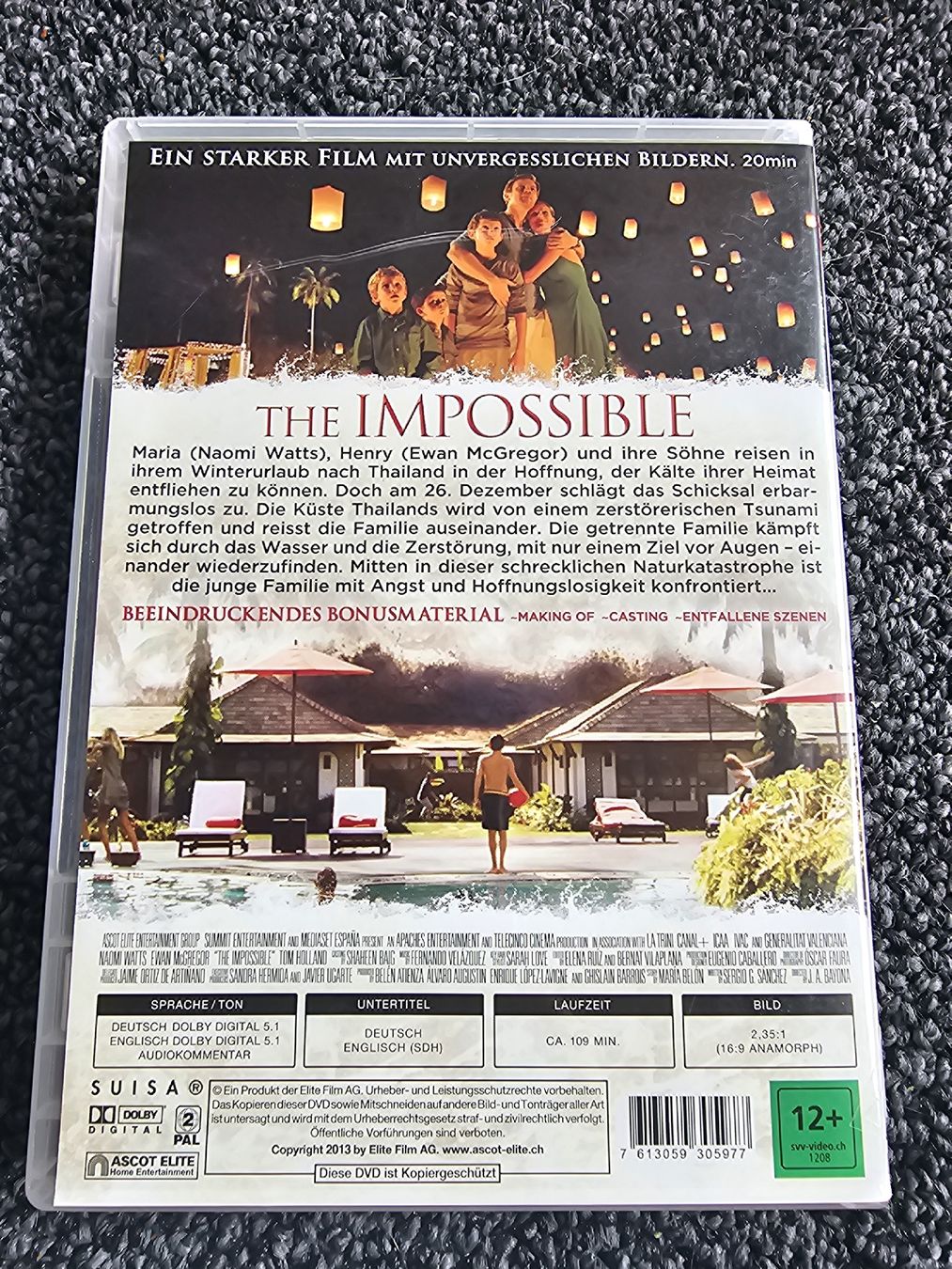 Tutti i DVDs: DVD The Impossible (18536) – Usato da Ruswil venduto da jan_bxl5 1