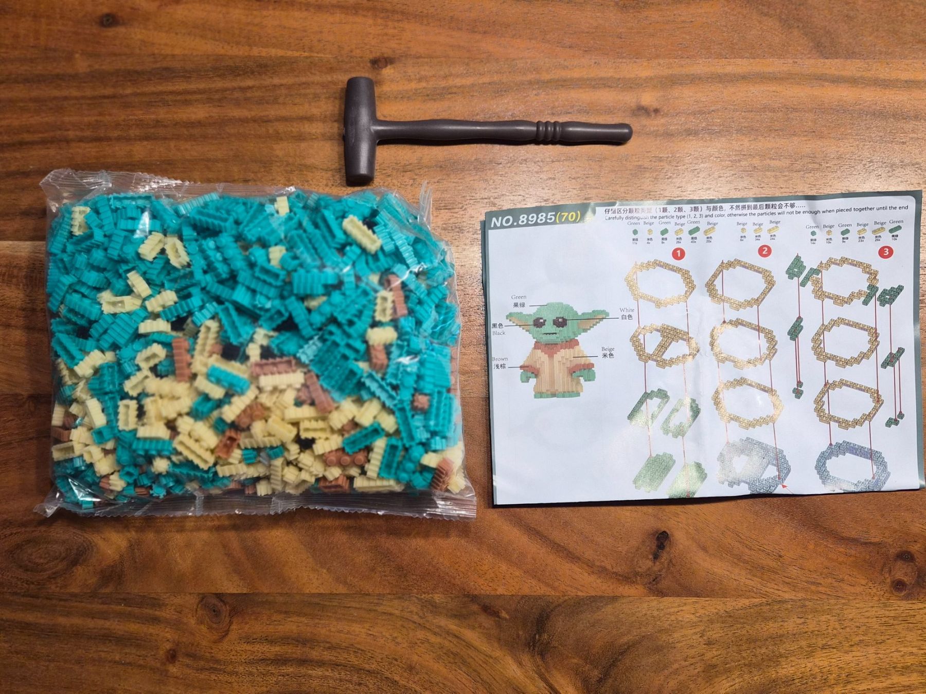 Kit di costruzioni: Yoda Bausatz 2800 Teile – Nuovo (secondo la descrizione) da Zizers venduto da allsaint74 2