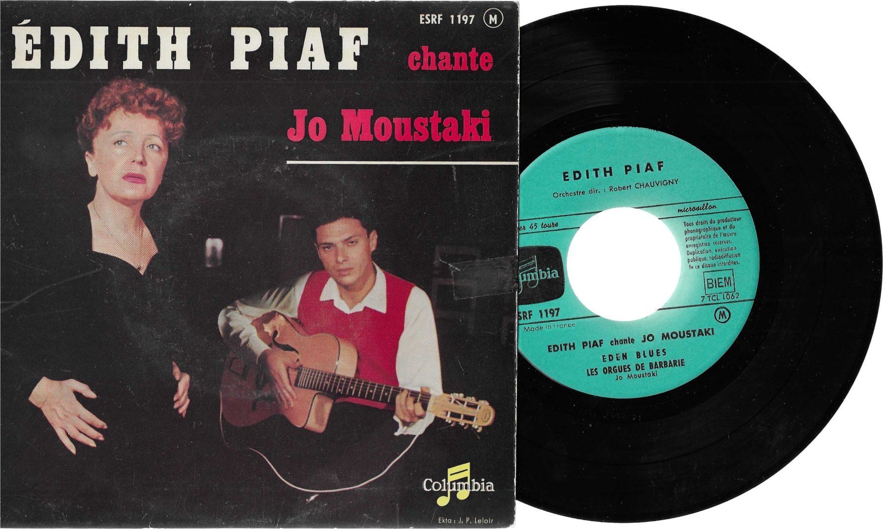 Dischi in vinile: Edith Piaf EP - Chante Jo Moustaki – Usato da Savagnier venduto da Ne2065