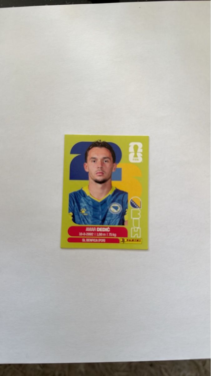 Panini Carte collezionabili: Amar Dedic BIH 3 – Nuovo (secondo la descrizione) da Zürich venduto da Maeckes