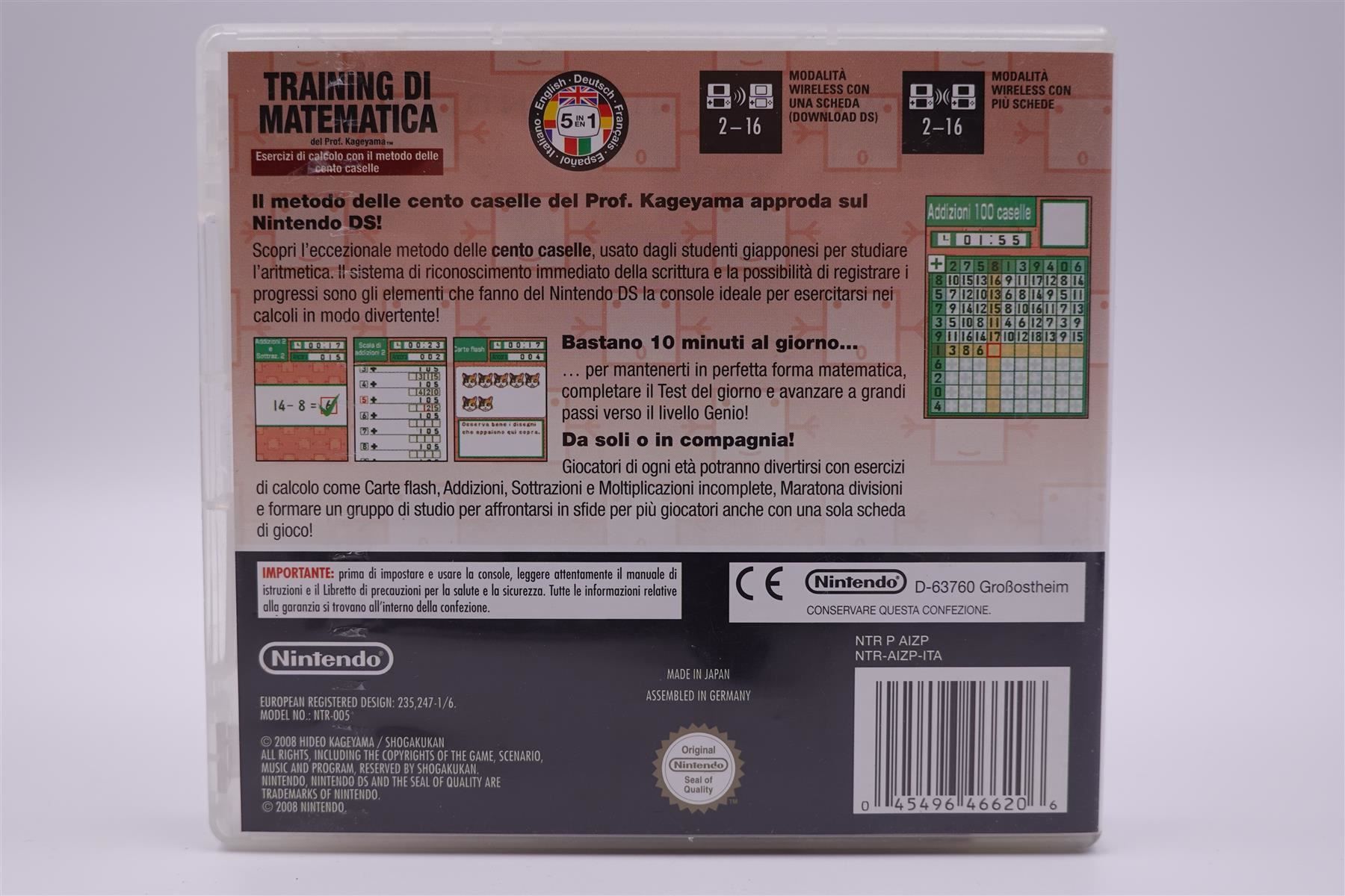 Nintendo Jeux: Training Di Matematica  (DS) – D'occasion à Herisau par ZelliZone 1