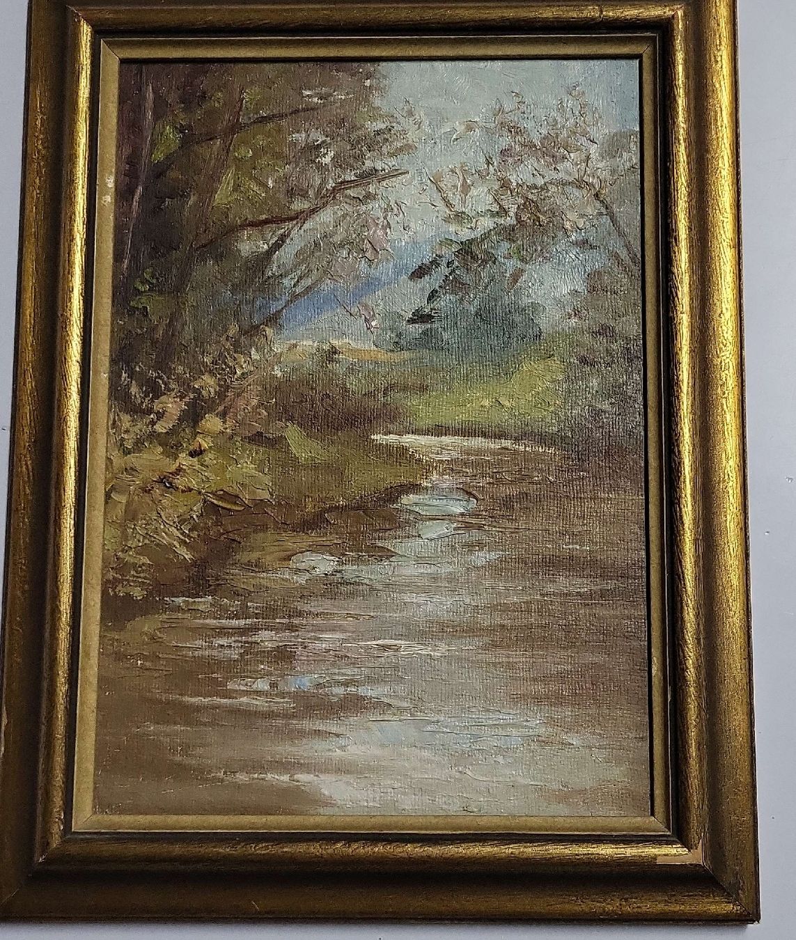 Dipinti: Schönes gemälde, Landschaft, gerahmt – Usato da Figino venduto da mayam63