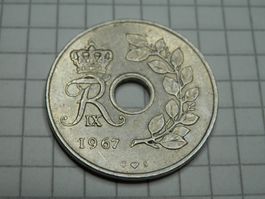 Dänemark  25 Öre, 1967