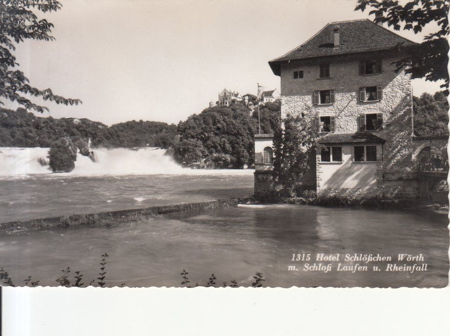 Ansichtskarten: Wörth Schlössli 1954 – Gebraucht aus Bürglen TG von StampGraf