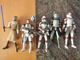 Star Wars Hasbro Windu und  Clone  Collection
