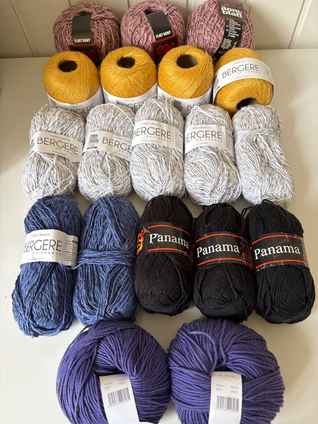 Lana: Lot de 1100g cotons divers – Usato da Vallorbe venduto da Savannah03