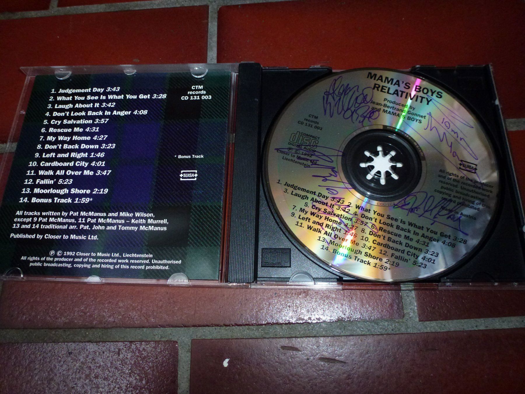 CDs: Mamas Boys - Relativity CD – Gebraucht aus Olten von Disc-Ausverkauf 1