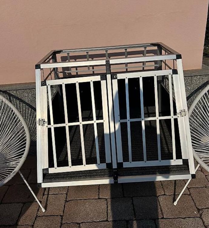 Trasportino Doppio Scomparto Per Gatti E Cani: Cuccia Portatile Con Amache E Lettiera