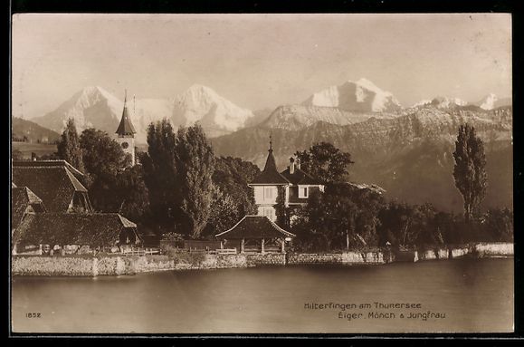 Cartes postales: Hilterfingen am Thunersee, Eiger, Mönch – D'occasion à Berlin par bartko-reher