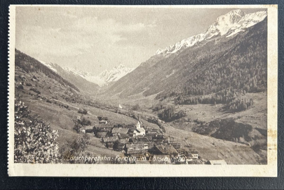 Cartoline postali: Ferden im Lötschental  – Usato da Horw venduto da Tellbub
