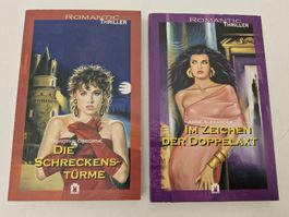 2 Romantic Thriller Romane Moewig Taschenbücher neuwertig