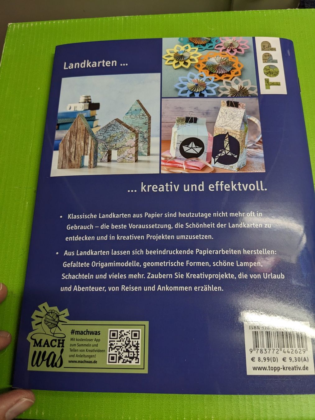 Libri: Buch "Kreativ mit Landkarten" – Nuovo (secondo la descrizione) da Basel venduto da labaffe01 1
