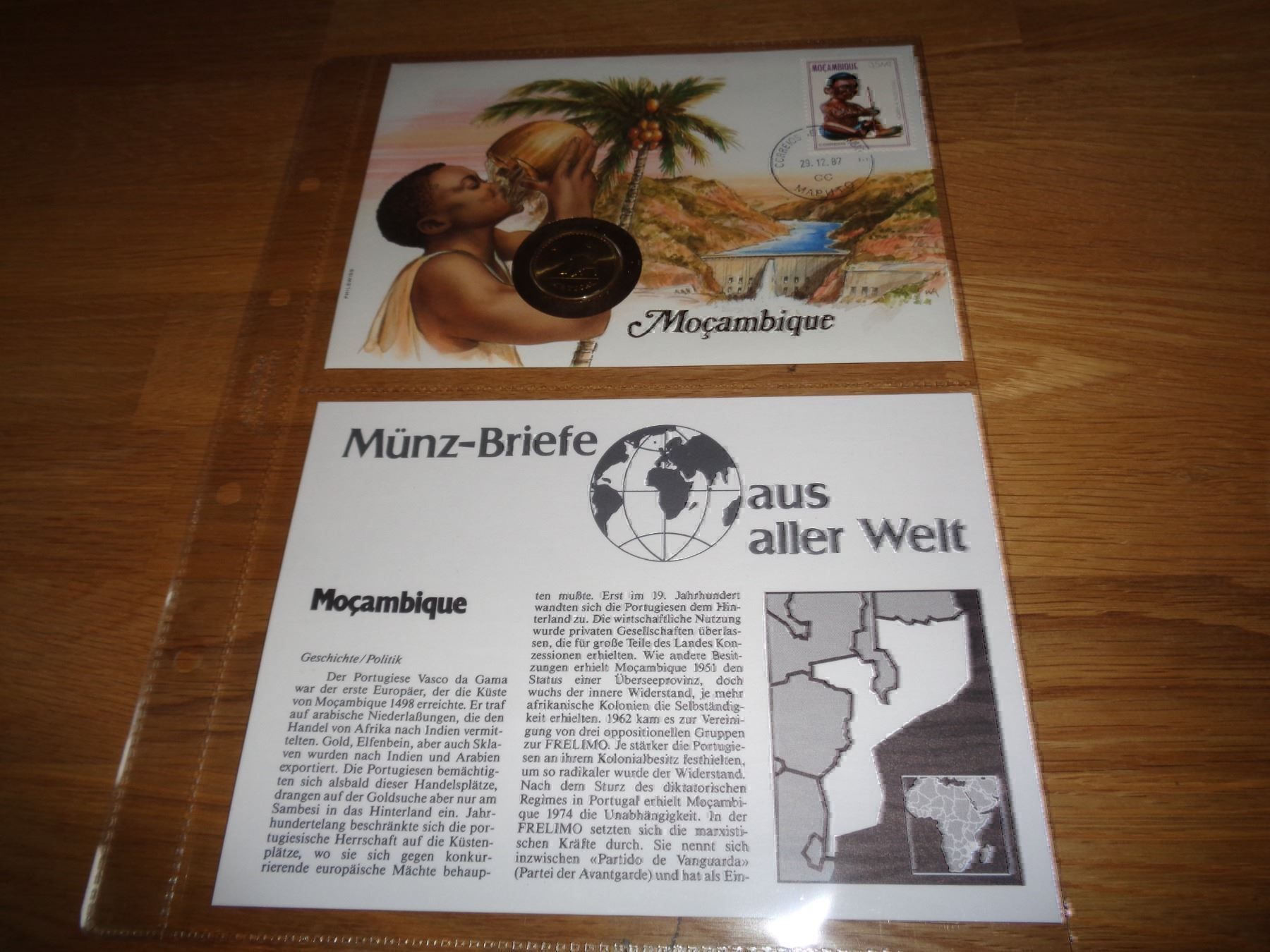Tutti le monete: Münzbrief Mocambique – Usato da Olten venduto da Disc-Verkauf