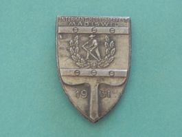 Sport Abzeichen Brosche Hornusserfest 1931 Madiswil Bern BE