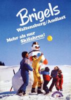 Original Werbeplakat Brigels – Mehr als nur Skifahren! ❄️