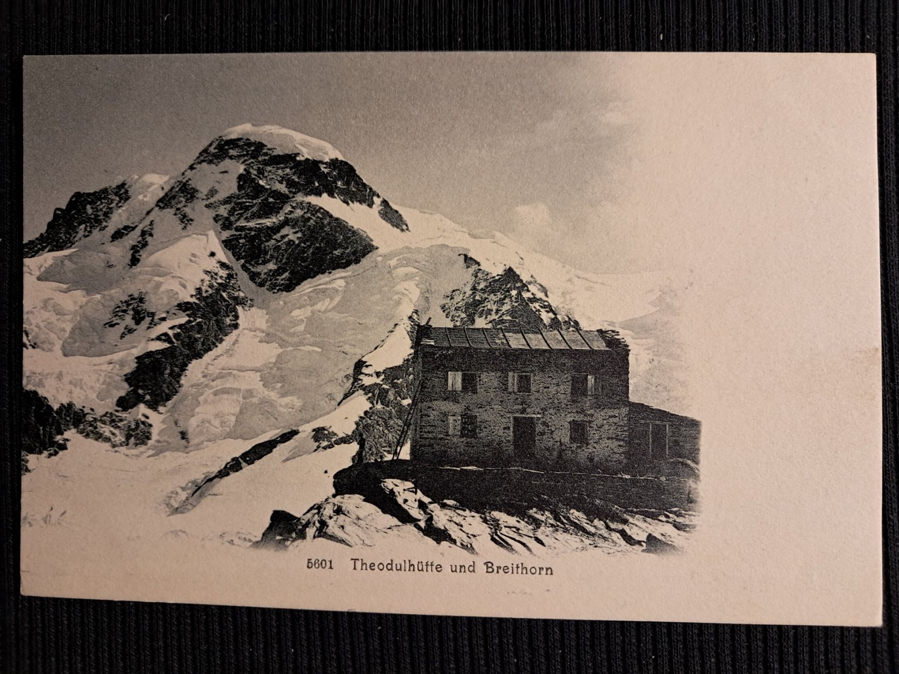 Cartoline postali: THEODULHUTTE UND BREITHORN – Usato da Ponto Valentino venduto da giorgia06