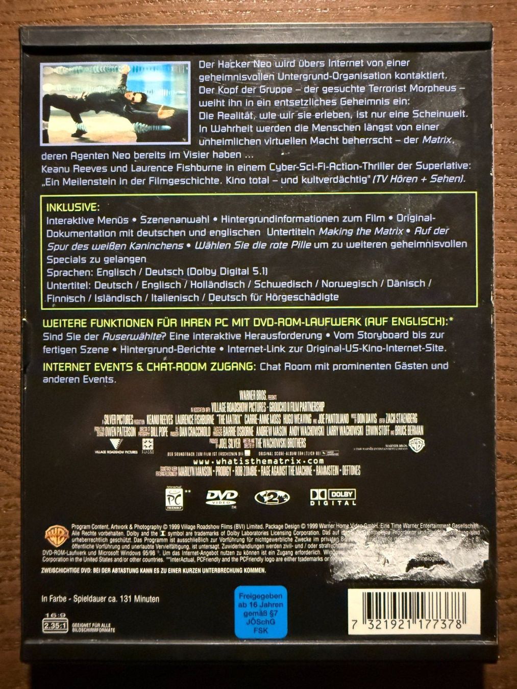 Alle DVDs: Matrix – Gebraucht aus Zürich von FilmFreunde 1