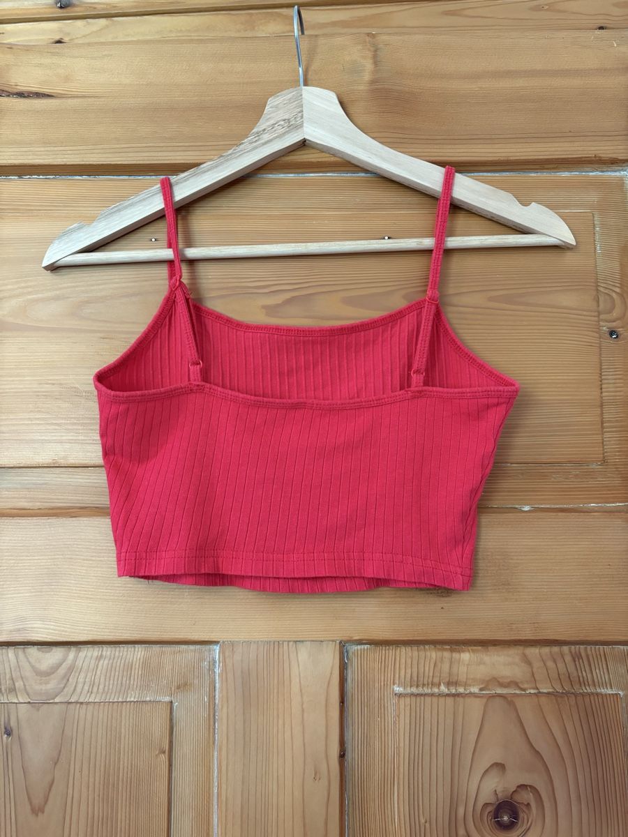 Shein Top: Rotes Sommer Top, Spaghettiträger, Grösse S – Usato da Frauenfeld venduto da lin_77m9 1