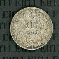 CHF___0.50 1909 -vz 50 Rappen