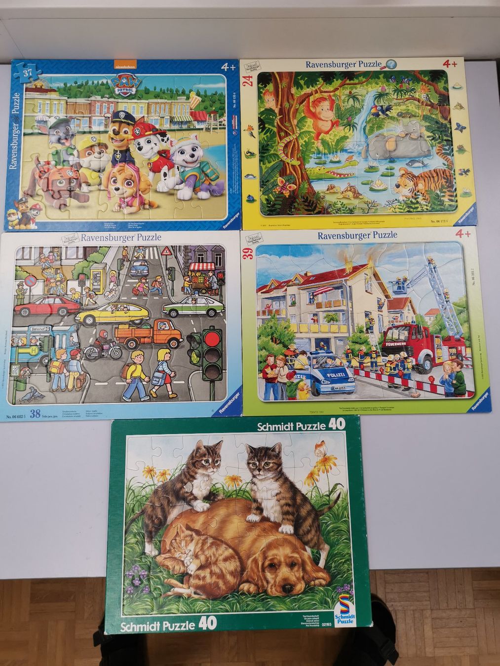Ravensburger Puzzles: 9 Kinderpuzzles: 8x Ravensbuger, 1x Schmidt Puzzle – Gebraucht aus Illnau von enbuerki 2