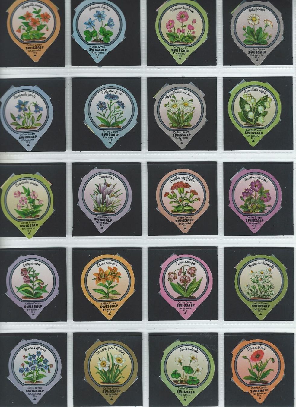 Kaffeerahmdeckel: KRD Wald- und Wiesenblumen 1985  33D – Gebraucht aus Hochdorf von Teger02