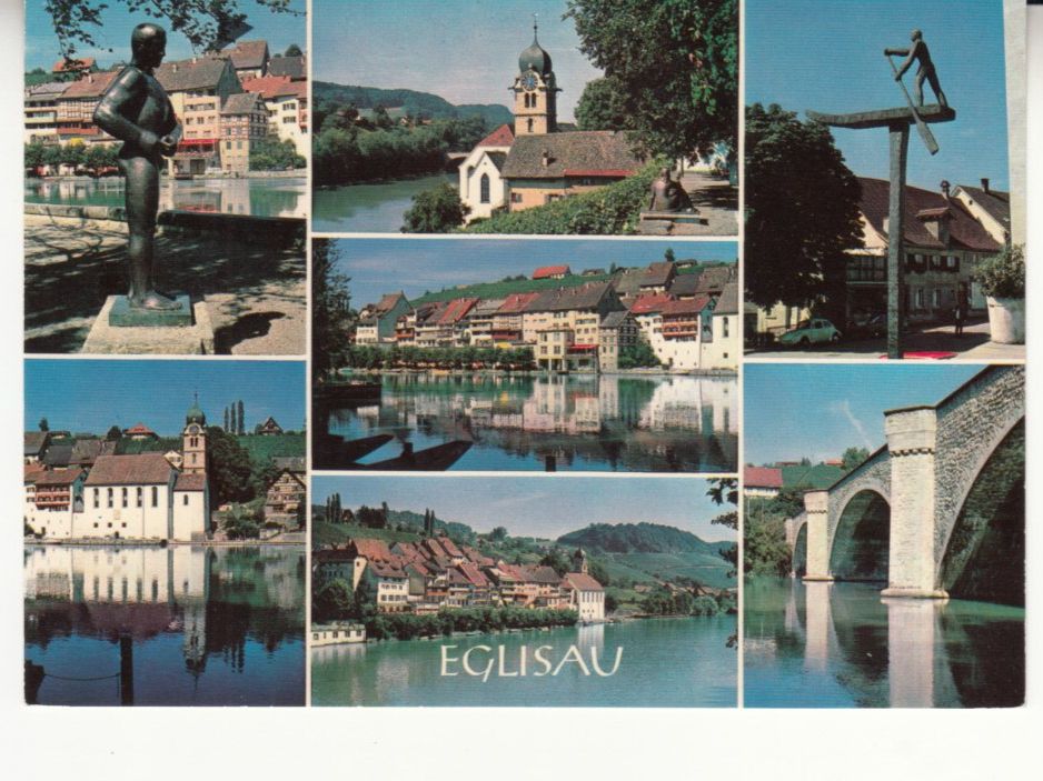 Cartoline postali: Eglisau ca. 1970 – Usato da Bürglen TG venduto da StampGraf