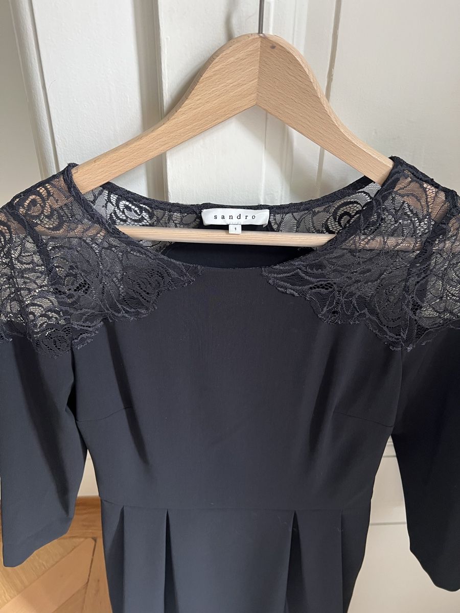 Sandro Kleider: Robe noir Sandro taille 1 – Gebraucht aus Genève von Ainoherr 1