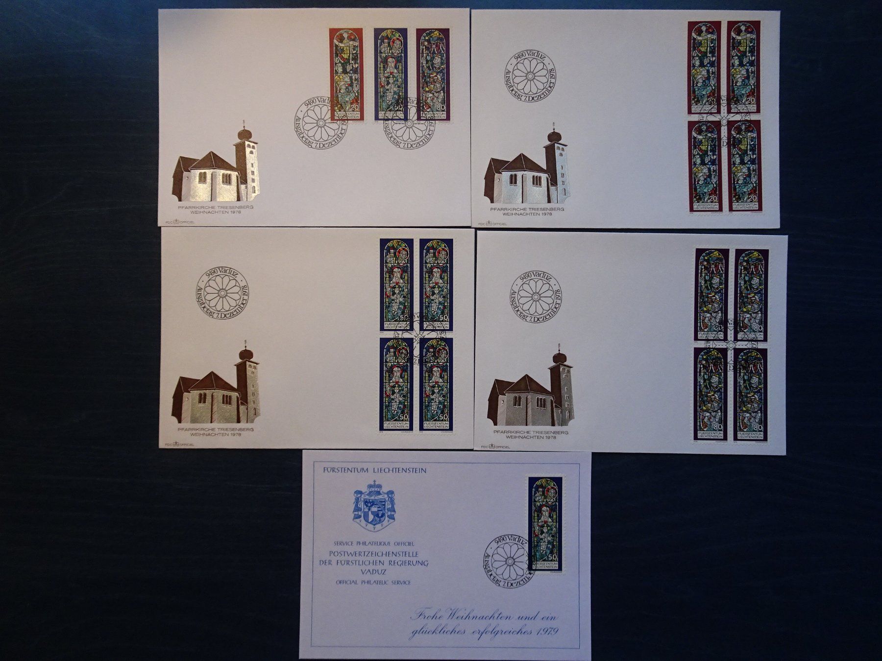 Tous les timbres: FDC 1978 – Neuf (Voir description) à Aadorf par Chnorli-Furz