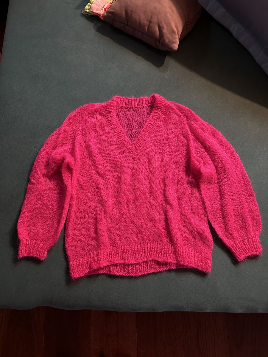 Maglioni & Felpe: Pink Flauschiger Strickpullover aus kidmohair an Seide – Nuovo (secondo la descrizione) da Pieterlen venduto da Ksenia3003