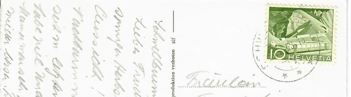 Cartoline postali: Schwellbrunn 1958 – Usato da Hochdorf venduto da Ziegel-16 1
