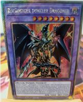 YuGiOh Platinum Secret Rare Rotäugiger dunkler Dragoner