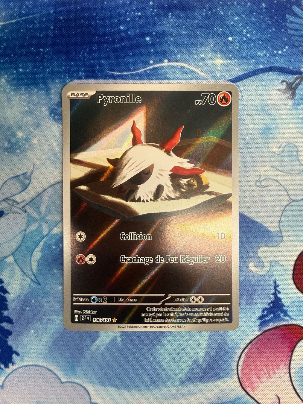 Pokémon Carte collezionabili: Pyronille AR - SSP 196 FR – Nuovo (secondo la descrizione) da Courgenay venduto da ScamBoxOff