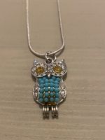Halskette mit Eule 🦉 925 Silber