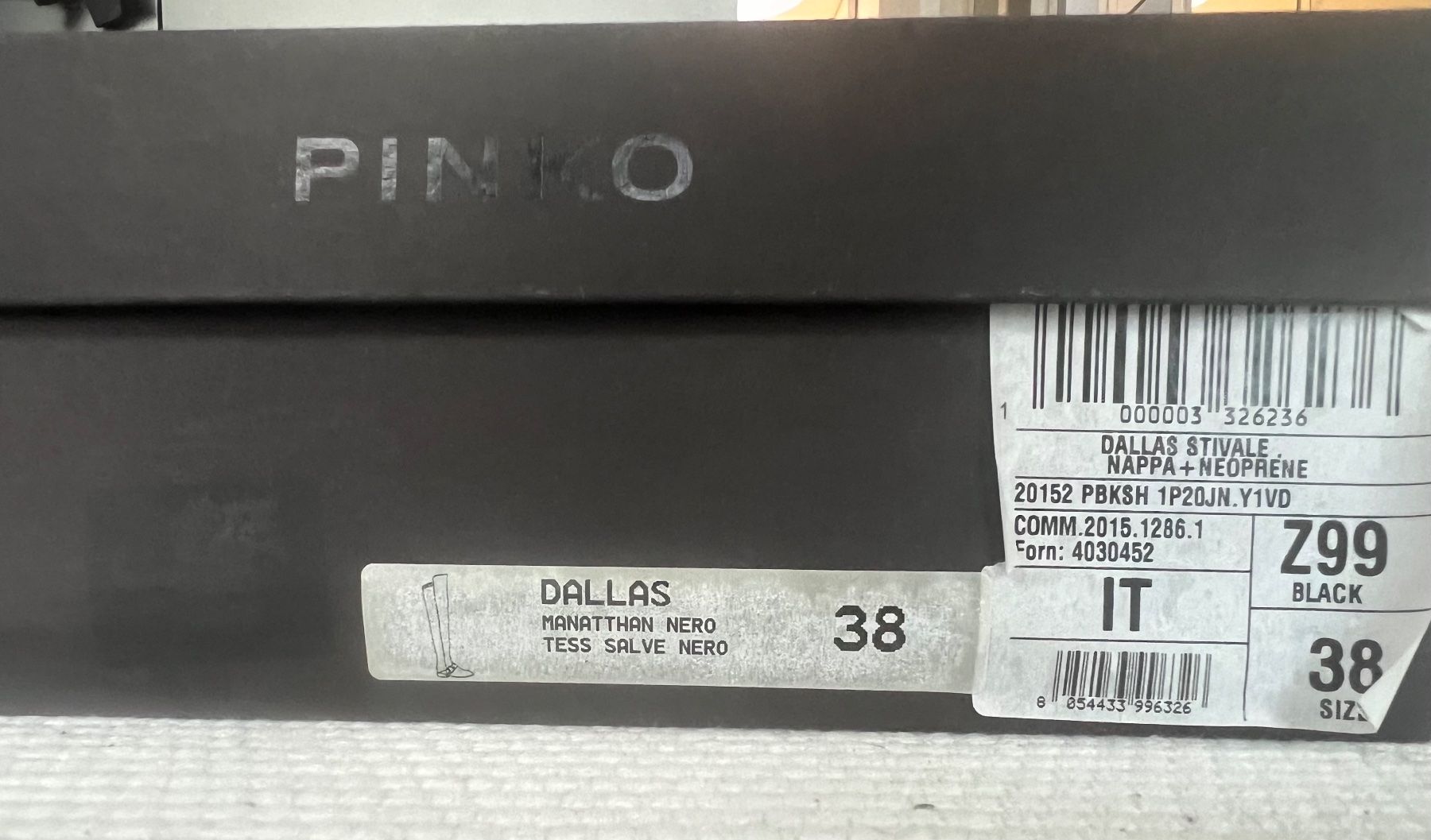Pinko Scarpe da donna: PINKO leather over-the-knee boots 38 – Usato da Zürich venduto da s4mister 5