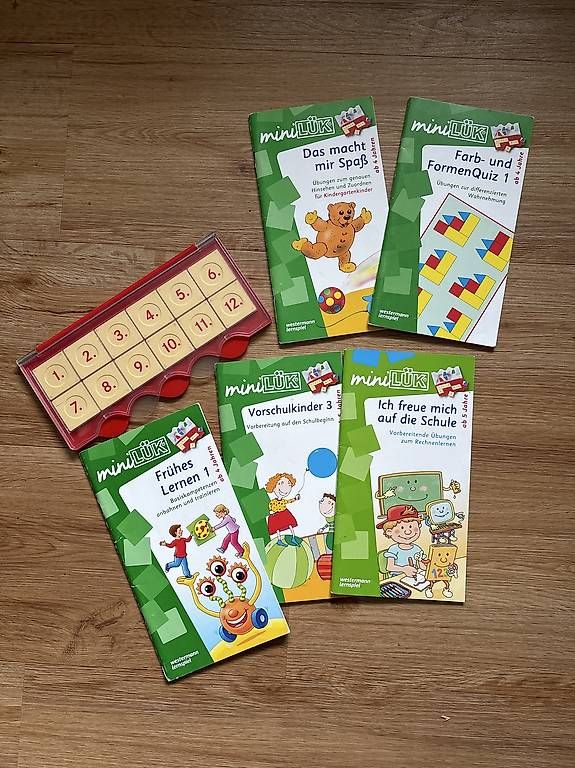 Giochi: Mini LÜK Set Vorschule & Kindergarten mit 5 Heften – Usato da Uzwil venduto da vanillebonbon