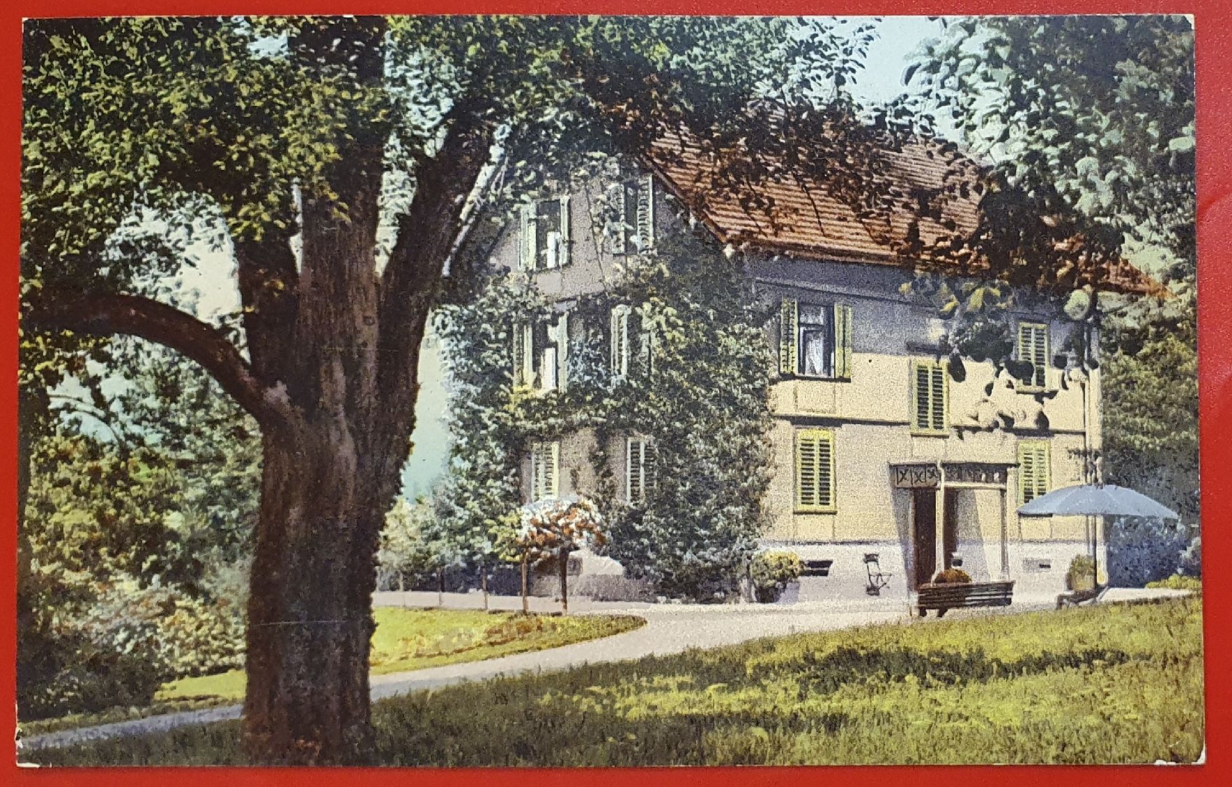 Cartoline postali: Zug, Chalet - Pension Guggithal – Usato da Kreuzlingen venduto da Rschweiz1