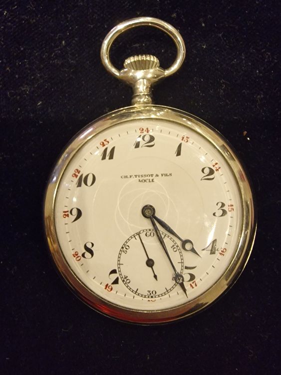 Antike Ch.F. Tissot Fils Locle Taschenuhr Metall Kaufen auf