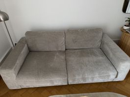 Livique / Candy Ava Designer Sofa 2-Sitzer (Stoff Monty Silv