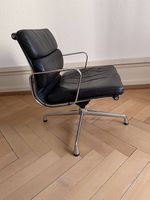 Eames Soft Pad EA208 Leder asphalt