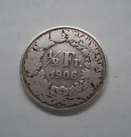 1/2 Franken Silber 1906