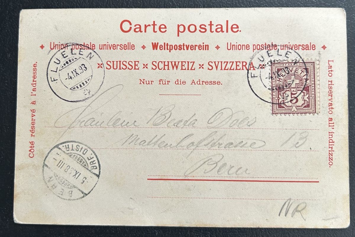 Ansichtskarten: Gruss aus Brunnen Litho  – Gebraucht aus Horw von Tellbub 1