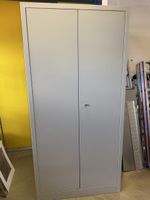 Metallschrank zweitürig grau