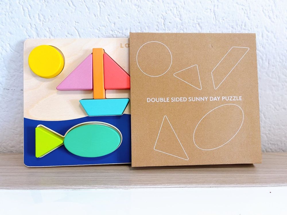 Puzzle Magnetico Per Bambini - Blocchi Da Costruzione Bifacciali, Giocattolo Educativo Per Età Prescolare E Adulti