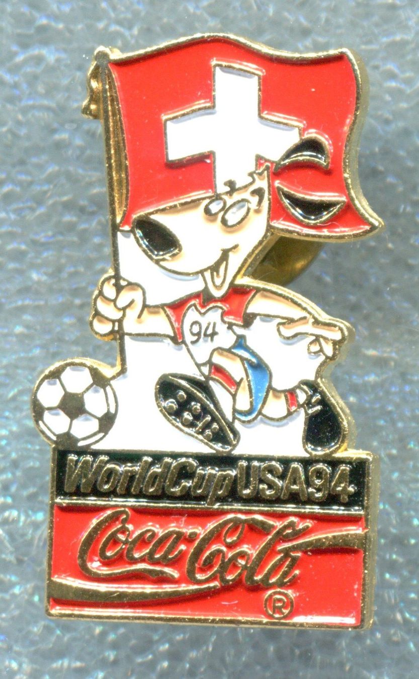 Coca-Cola Plaquettes & Badges: Coca Cola  WM'94  Schweiz – D'occasion à Winterthur par Sammleroase