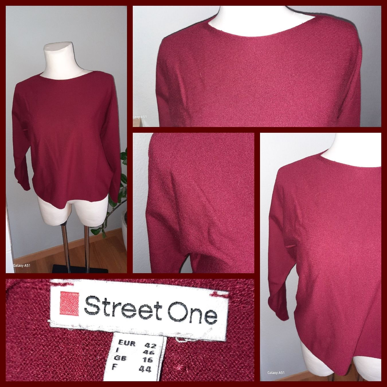 Pulls & Sweat-shirts: ***STREET ONE*** Pullover rot Gr 42 – D'occasion à Wädenswil par H2H_Secondhandshop