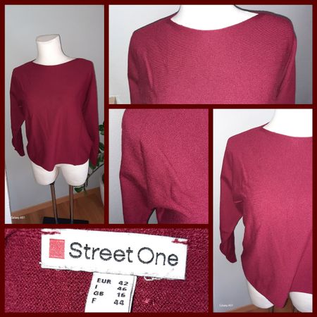 ***STREET ONE*** Pullover rot Gr 42