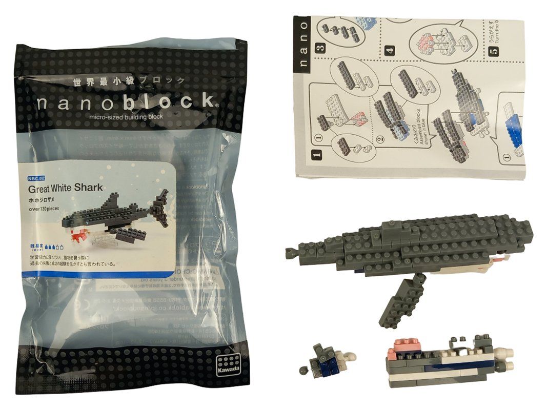 Spielzeuge: Nanoblock Great White Shark – Gebraucht aus Hünenberg von Restwert_Zug
