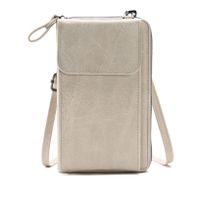 Damen Handtasche Umhängetasche für Handy Geldbörse etc. grau
