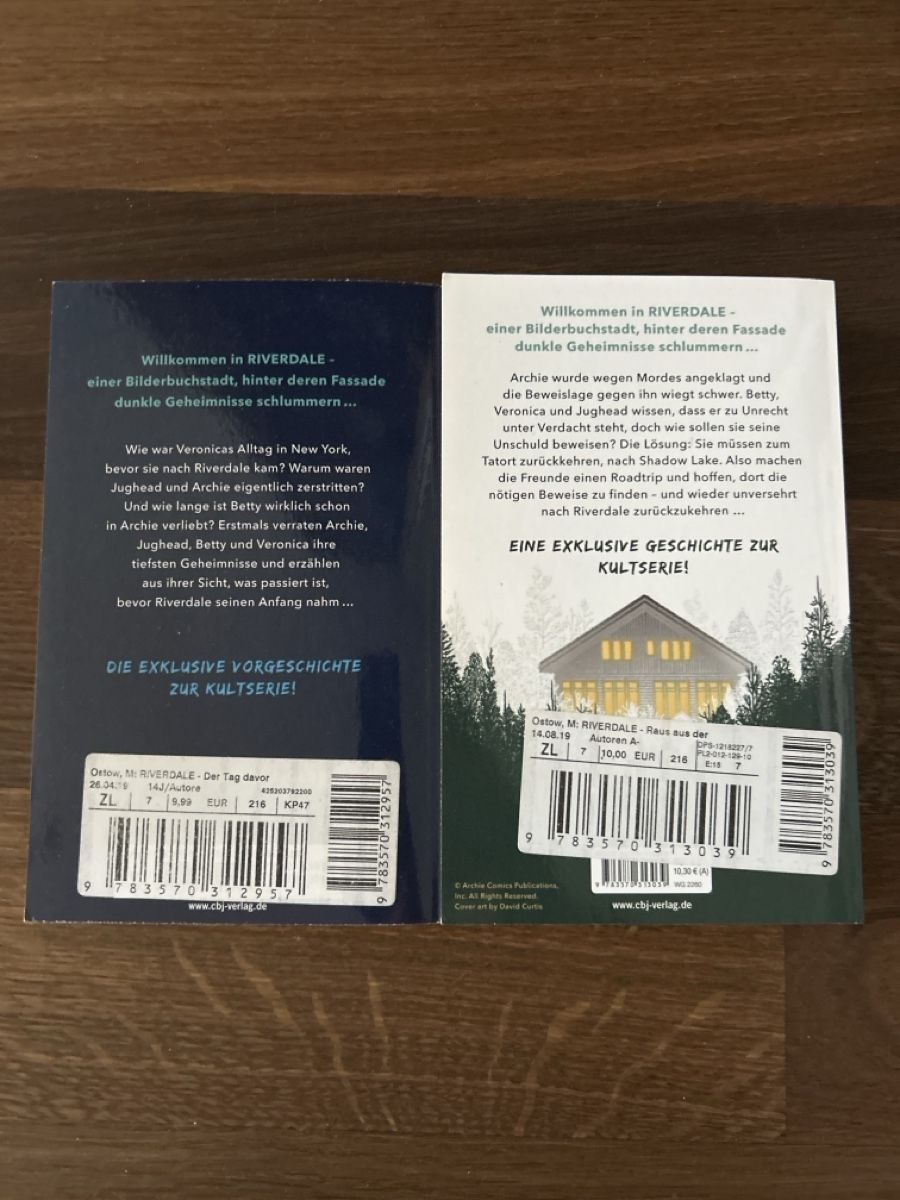 Livres: Riverdale Bücher – Neuf (Voir description) à Dietlikon par lau_sy5z 1